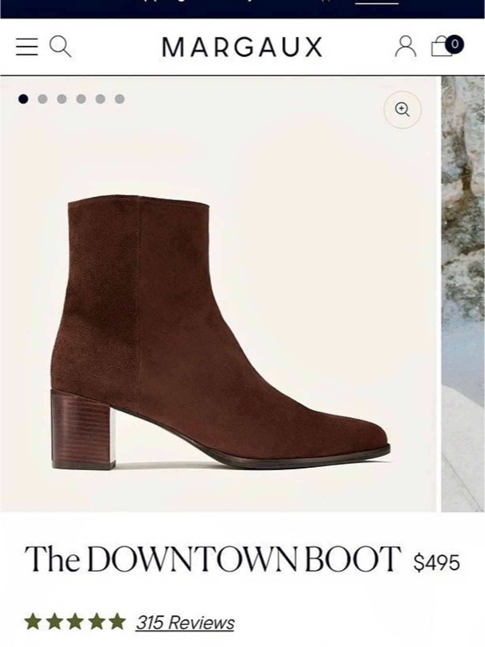 Margaux The Downtown Boot Chocolate Brown Suede Ankle Boots